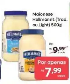 Barbosa Supermercados Maionese hellmann's (trad. ou light) oferta