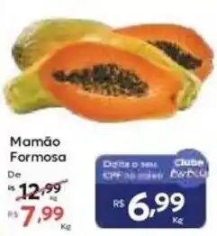 Barbosa Supermercados Mamão Formosa oferta