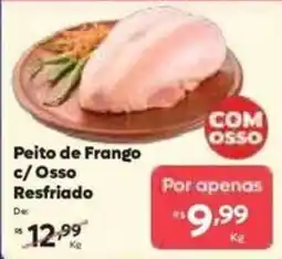 Barbosa Supermercados Peito de Frango c/ Osso Resfriado oferta