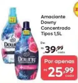 Barbosa Supermercados Amacianete Downy Concentrado Tipos 1,5L oferta