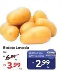 Barbosa Supermercados Batata lavada oferta