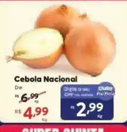 Barbosa Supermercados Cebola Nacional oferta