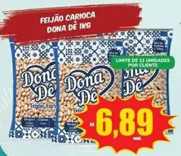 Costa Atacadão Feijão carioca dona dê 1kg oferta