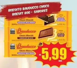 Costa Atacadão Biscoito Bauducco Choco Biscuit 80g - Sabores oferta