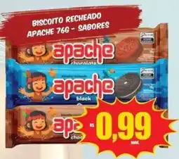Costa Atacadão Biscoito recheado apache 76g - sabores oferta