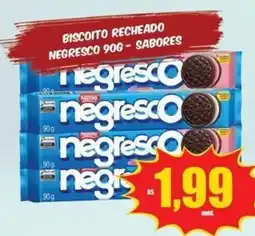 Costa Atacadão Biscoito recheado negresco 90g - sabores oferta