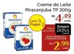 Dona de Casa Creme de Leite Piracanjuba TP oferta