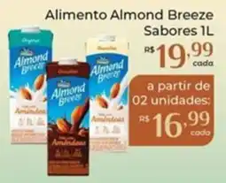 Dona de Casa Alimento Almond Breeze Sabores oferta