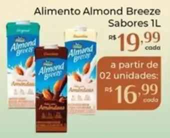 Dona de Casa Alimento Almond Breeze Sabores oferta