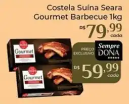 Dona de Casa Costela Suína Seara Gourmet Barbecue oferta