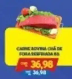 Atacadão Centro Sul Carne bovina chá de fora desfiada 85 oferta