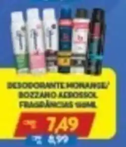 Atacadão Centro Sul Desodorante monange/ bozzano aerossol fragrâncias 150ml oferta