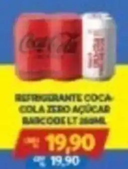 Atacadão Centro Sul Refrigerante coca-cola zero açúcar oferta