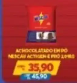 Atacadão Centro Sul Achocolatado em pó nescafé actigen e pró 100% oferta