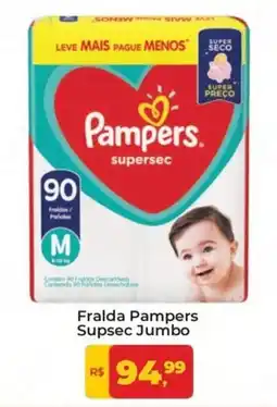 Tonin Superatacado Fralda Pampers Supsec Jumbo oferta