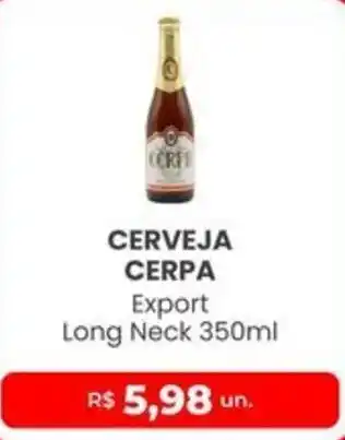 Cerveja cerpa export long neck