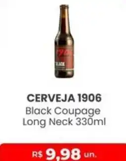 Higa Atacado Cerveja 1906 black coupage long neck oferta