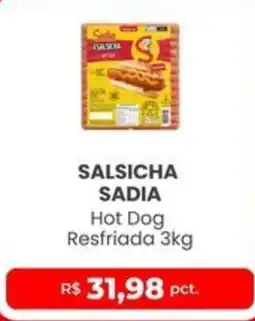 Higa Atacado Salsicha sadia hot dog resfriada oferta