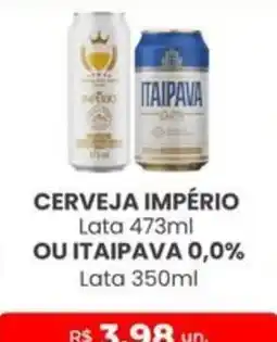 Higa Atacado Cerveja império ou itaipava 0,0% oferta