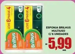 Costa Atacadão esponja brilhus multiuso oferta
