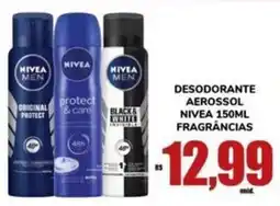 Costa Atacadão desodorante aerossol nivea 150ml fragrâncias oferta