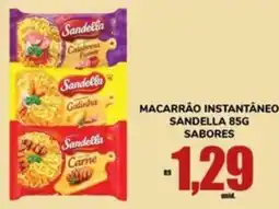 Costa Atacadão Macarrão instantâneo sandella 85g sabores oferta