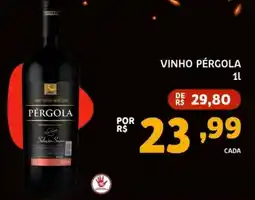 Bergamais Supermercados vinho pergola oferta