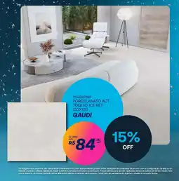 Santa Cruz Acabamentos Porcelanato act toquio ice ret oferta