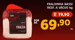 Bergamais Supermercados Fraldinha bassi oferta