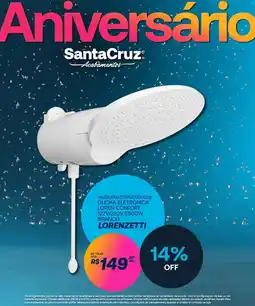 Santa Cruz Acabamentos Ducha eletronica loren confort oferta