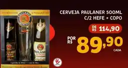 Bergamais Supermercados Cerveja paulaner c/2 hefe + copo oferta
