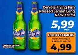 Amarelinha supermercados Cerveja Flying Fish Pressed Lemon Long Neck oferta