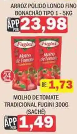 Supermercados Mendonça molho de tomate tradicional fugini oferta