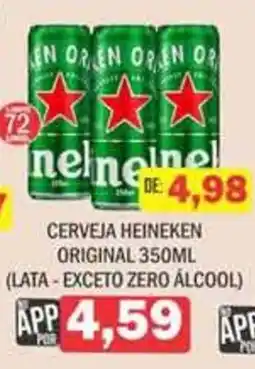 Supermercados Mendonça Cerveja heineken original oferta