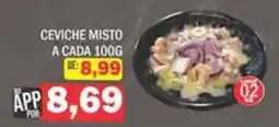 Supermercados Mendonça Ceviche misto oferta
