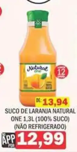 Supermercados Mendonça Suco de laranja natural one oferta
