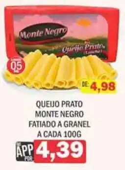 Supermercados Mendonça queijo prato monte negro oferta