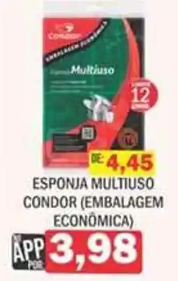 Supermercados Mendonça esponja multiuso condor oferta