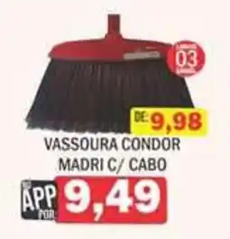 Supermercados Mendonça Vassoura condor madri c/ cabo oferta