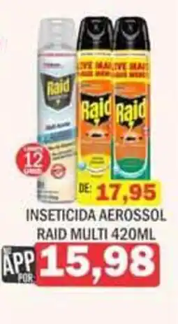 Supermercados Mendonça inseticida aerossol raid multi oferta