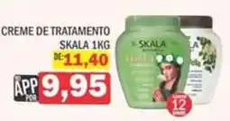 Supermercados Mendonça creme de tratamento skala oferta