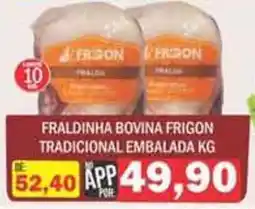 Supermercados Mendonça Fraldinha bovina frigon tradicional embalada oferta