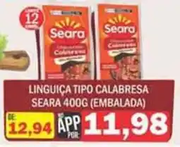 Supermercados Mendonça Linguiça tipo calabresa seara oferta