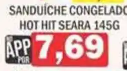Supermercados Mendonça Sanduíche congelado hot hit seara oferta