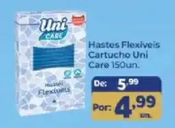 Shibata Supermercados Hastes flexíveis cartucho uni care oferta