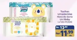 Shibata Supermercados Toalhas Umedecidas Hora do Sono Uni Baby oferta