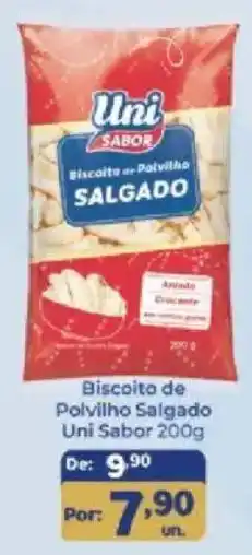 Shibata Supermercados Biscoito de Polvilho Salgado Uni Sabor oferta