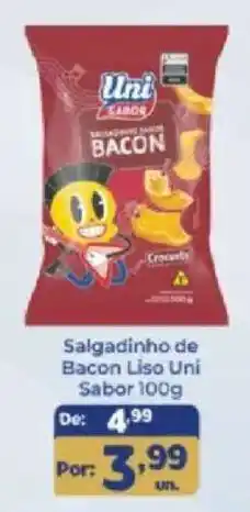 Shibata Supermercados Salgadinho de Bacon Liso Uni oferta