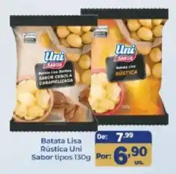 Shibata Supermercados Batata lisa rústica uni sabor tipos oferta