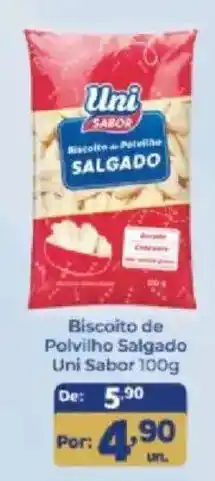 Shibata Supermercados Biscoito de Polvilho Salgado Uni Sabor oferta